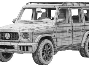 Mercedes-Benz G63 AMG 2025 Offroad Package PRO 3D Model