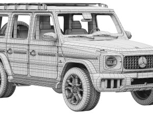 Mercedes-Benz G63 AMG 2025 Offroad Package PRO 3D Model