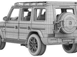 Mercedes-Benz G63 AMG 2025 Offroad Package PRO 3D Model