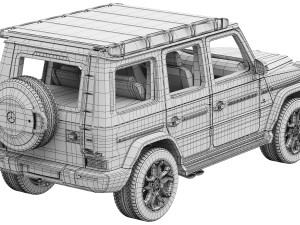 Mercedes-Benz G63 AMG 2025 Offroad Package PRO 3D Model