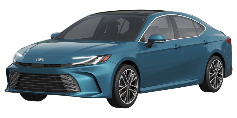 Toyota Camry XLE 2025 3D Model .c4d .max .obj .3ds .fbx .stl .blend 