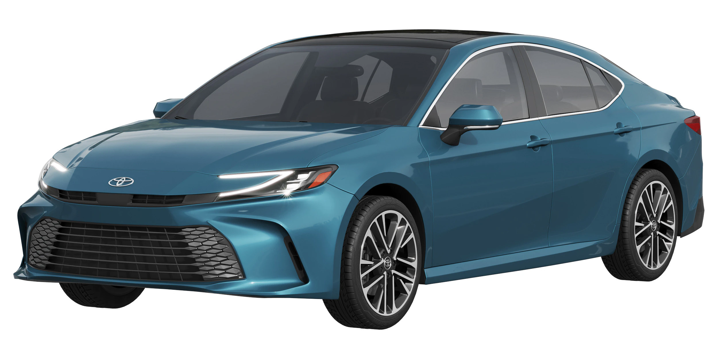 Toyota Camry XLE 2025 3D Model .c4d .max .obj .3ds .fbx .stl .blend 