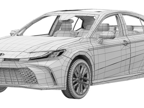 Toyota Camry XLE 2025 3D Model