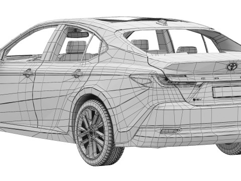 Toyota Camry XLE 2025 3D Model
