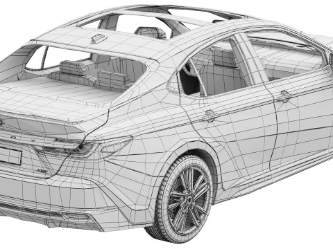 Toyota Camry XSE 2025 3D Model