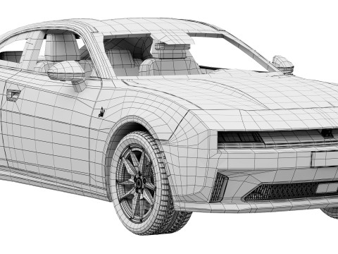 Dodge Charger Daytona Model 3D