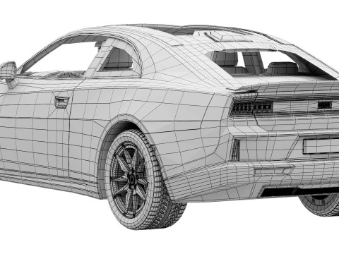 Dodge Charger Daytona 3D Model