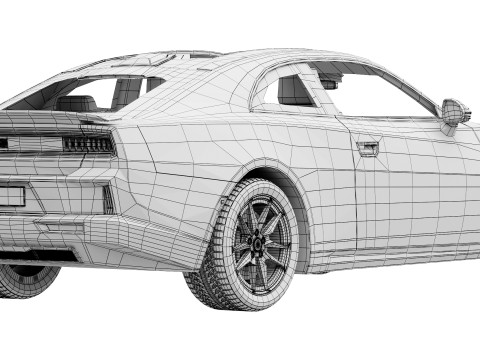 Dodge Charger Daytona Model 3D