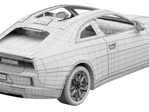 Dodge Charger Daytona 3D Model