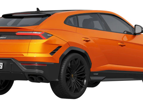 Lamborghini-Urus SE 2024 3D Model