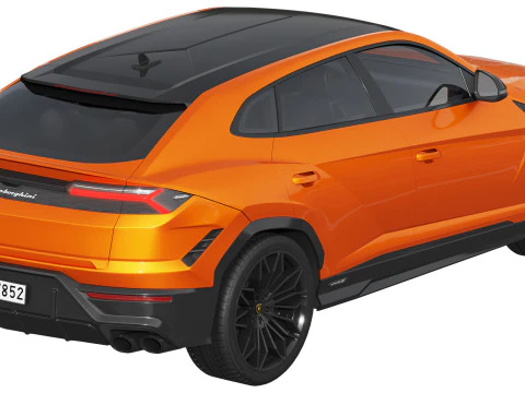 Lamborghini-Urus SE 2024 3D Model