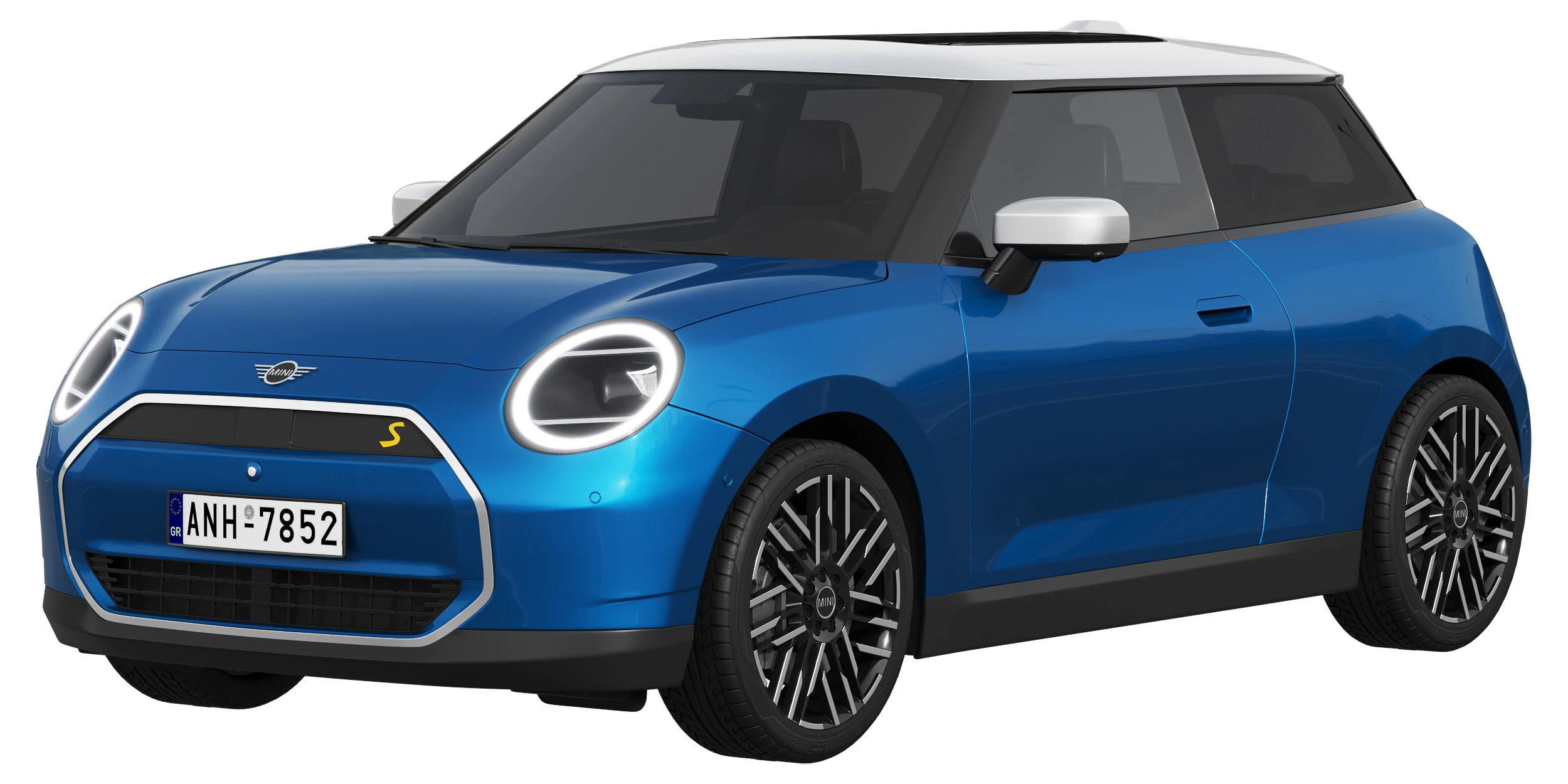 MiniCooper SE 2024 3D Model .c4d .max .obj .3ds .fbx .stl .blend 