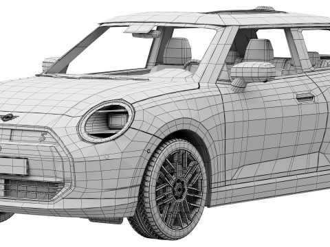 MiniCooper SE 2024 3D Модель