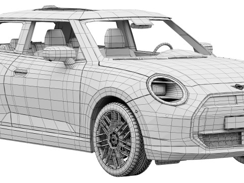 MiniCooper SE 2024 3D Модель