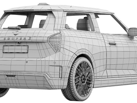 MiniCooper SE 2024 3D Модель