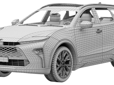Toyota Crown Signia 3D Модель