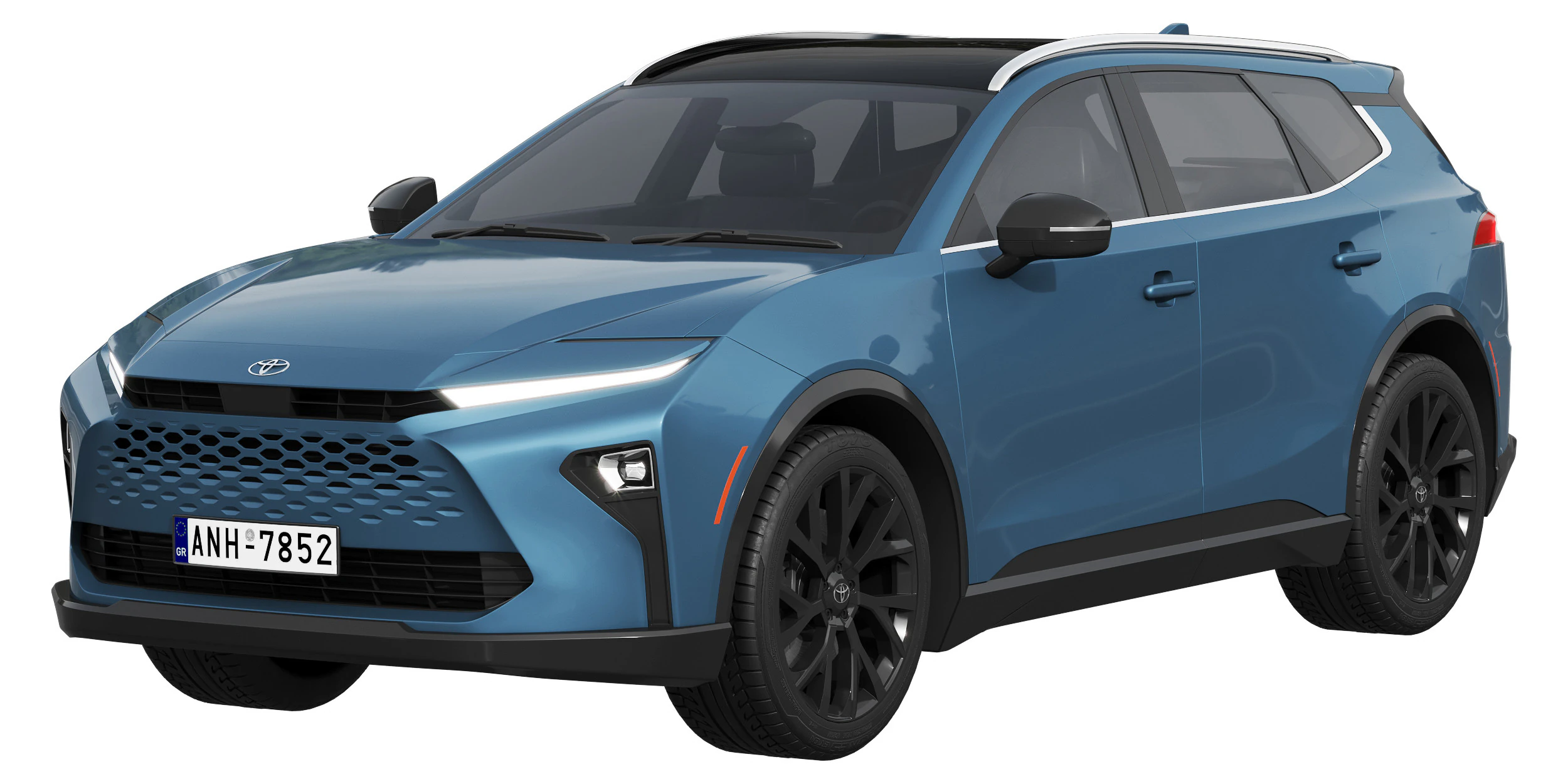Toyota Crown Signia 3D Model .c4d .max .obj .3ds .fbx .stl .blend 