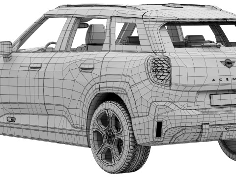 Mini Aceman SE Modello 3D