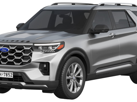 Ford-Explorer 2025 3Dモデル