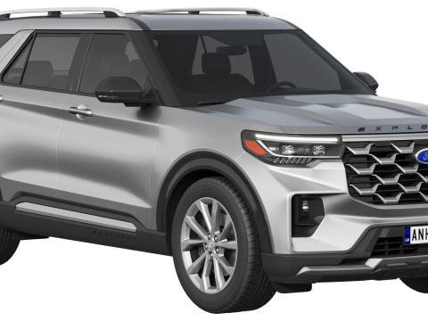 Ford-Explorer 2025 Modello 3D