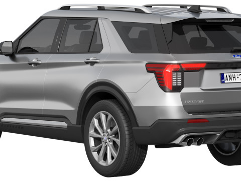 Ford-Explorer 2025 Modello 3D