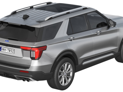 Ford-Explorer 2025 Modello 3D