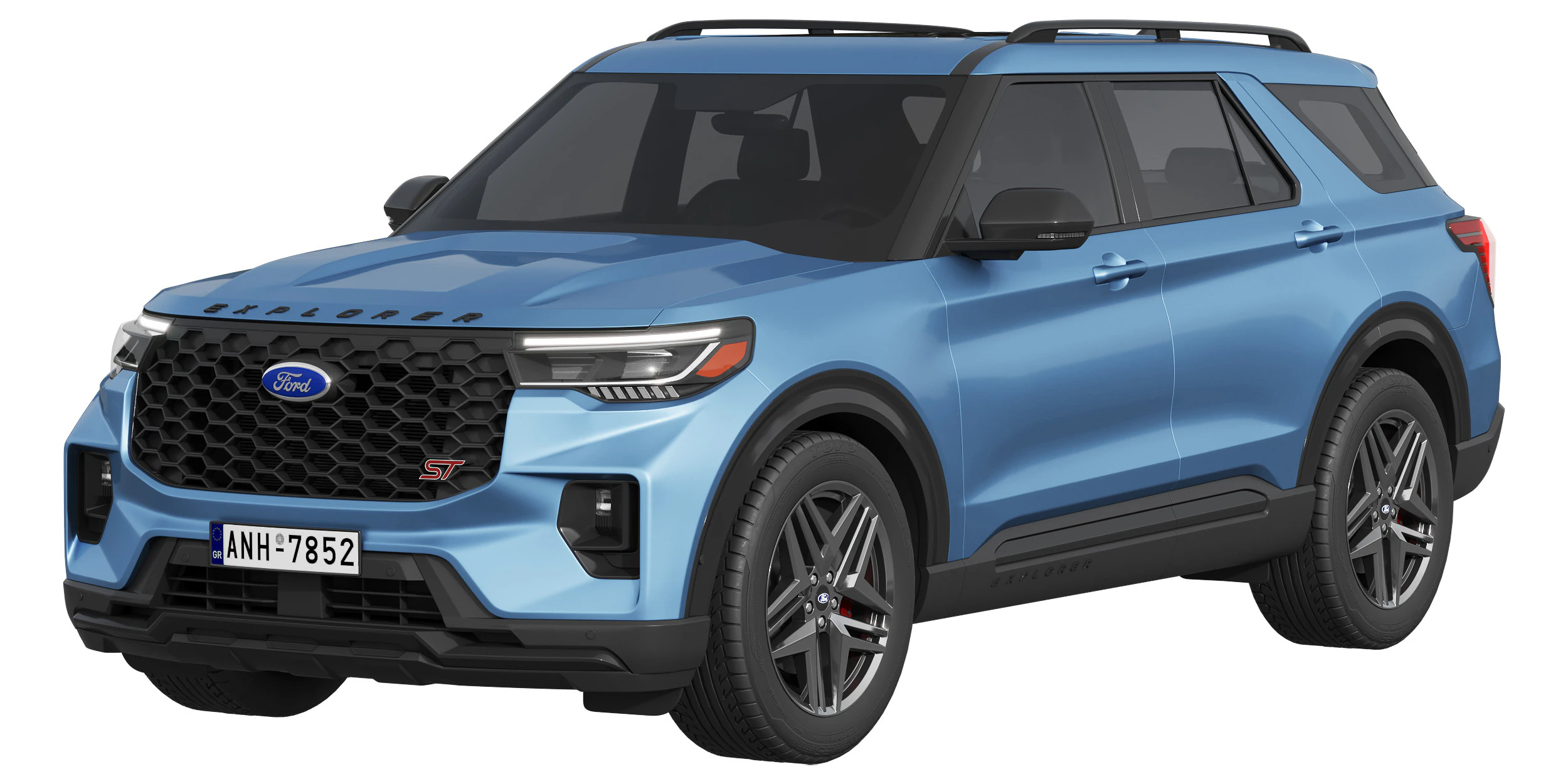 Ford-Explorer ST 2025 3D Model .c4d .max .obj .3ds .fbx .stl .blend