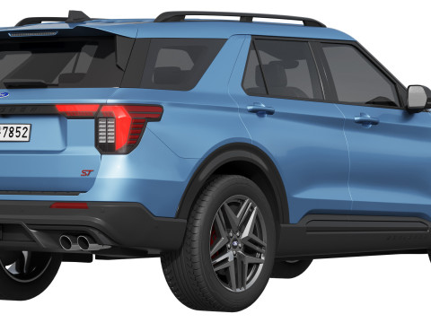 Ford-Explorer ST 2025 3D 模型
