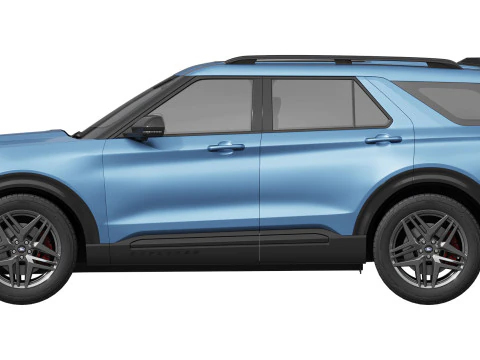 Ford-Explorer ST 2025 3D Model