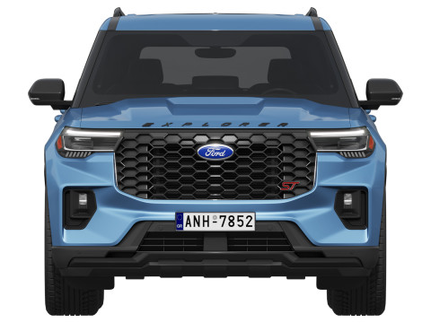 Ford-Explorer ST 2025 3D 模型