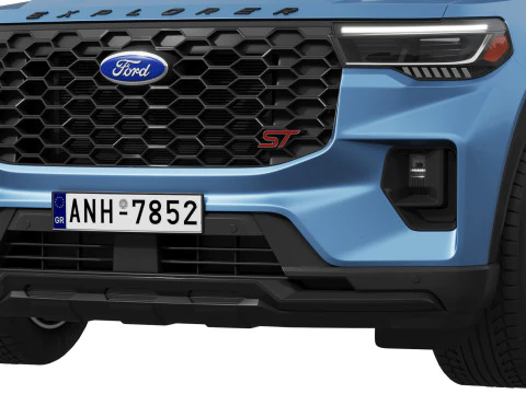 Ford-Explorer ST 2025 3D Model