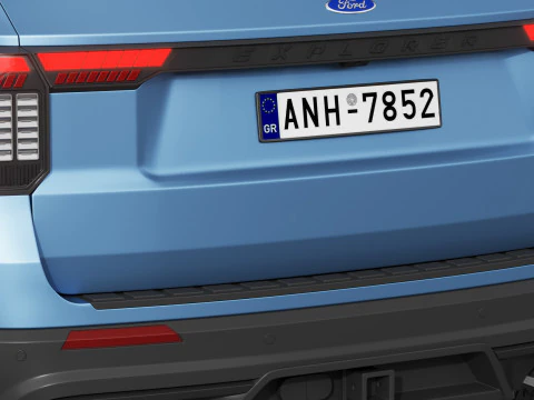 Ford-Explorer ST 2025 3D Model