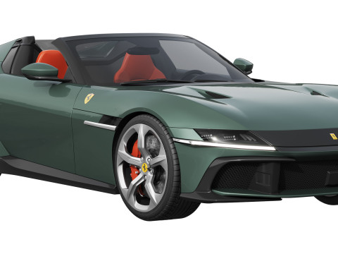 Ferrari 12Cilindri Spider 3D Model