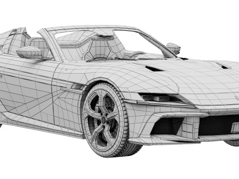 Ferrari 12Cilindri Spider 3D Model