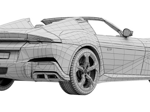 Ferrari 12Cilindri Spider 3D Model