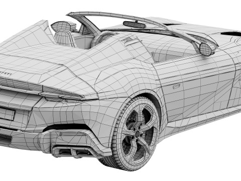 Ferrari 12Cilindri Spider 3D Model
