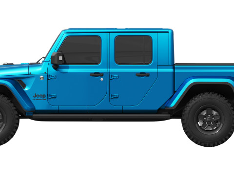 Jeep Gladiator Willys 2024 3D Model