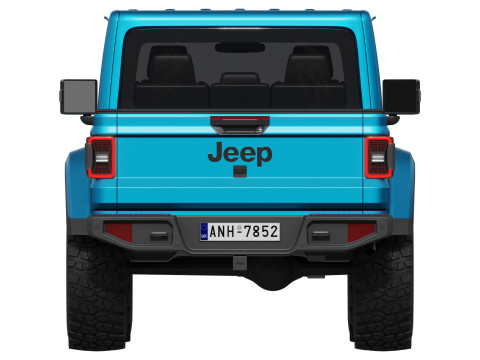 Jeep Gladiator Willys 2024 3D Model