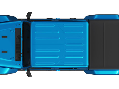 Jeep Gladiator Willys 2024 3D Model