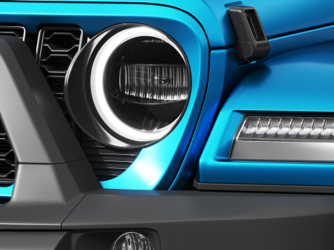 Jeep Gladiator Willys 2024 3D Model