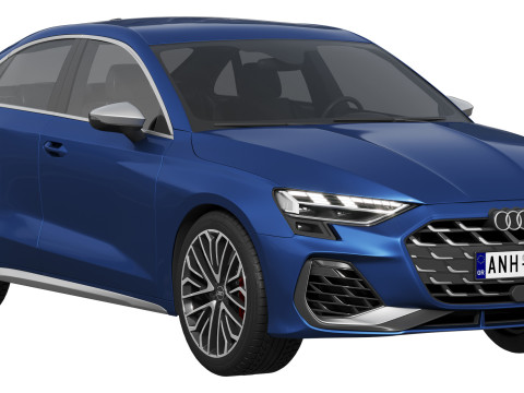 Audi S3 Sedan 2025 Modelo 3D