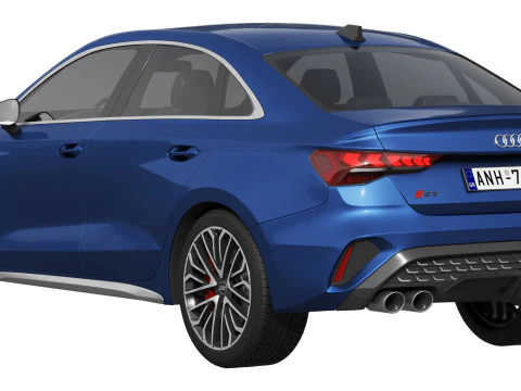 Audi S3 Sedan 2025 3D Model