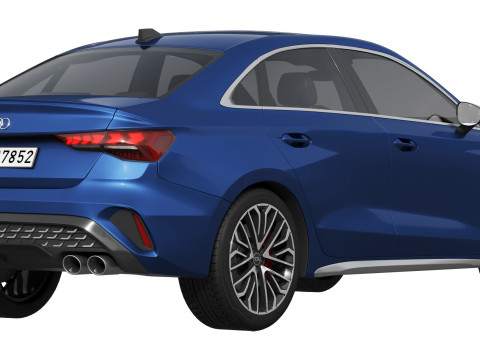 Audi S3 Sedan 2025 Modelo 3D