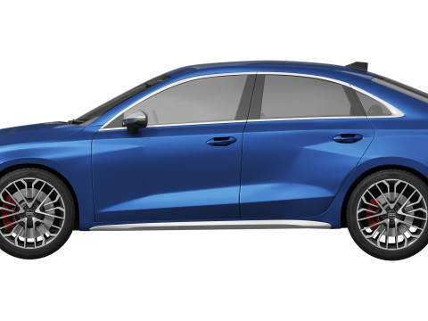 Audi S3 Sedan 2025 Modelo 3D