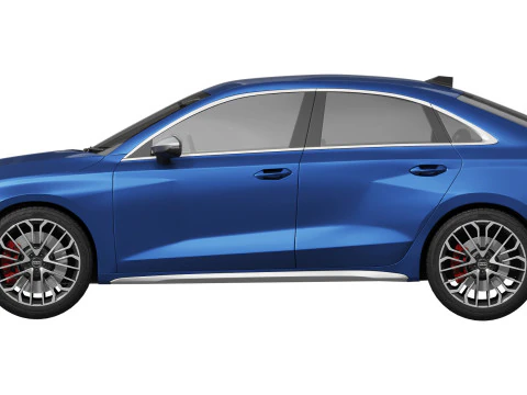 Audi S3 Sedan 2025 3D Model