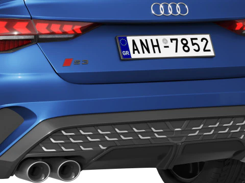 Audi S3 Sedan 2025 3D Model