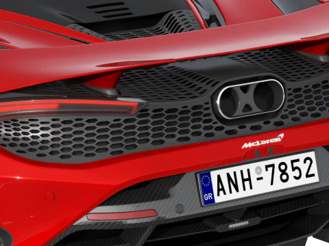 McLaren 750S Modelo 3D