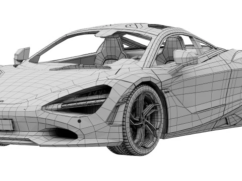 McLaren 750S Modelo 3D