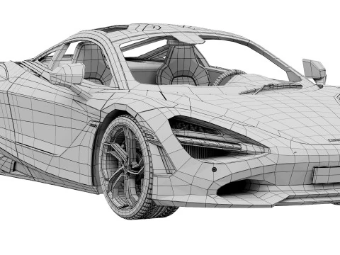 McLaren 750S Modelo 3D