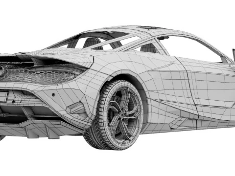 McLaren 750S Modelo 3D